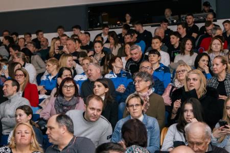 Naj športniki Kamnika za leto 2023 Lovro Planko in Maruša Mišmaš Zrimšek ter ekipa odbojkaric Calcit Volleya (12)